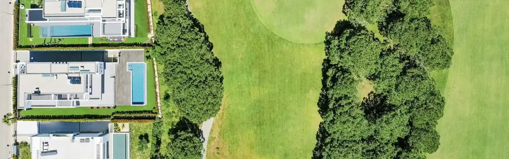 Properties next to a golf field in Vilamoura, Algarve