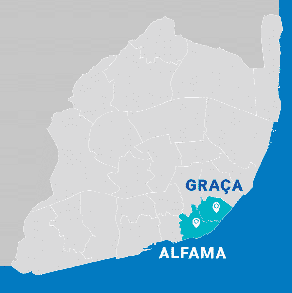 What is it like to live in Alfama and Graca