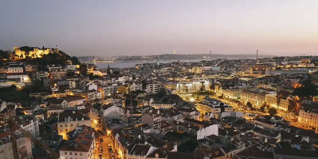 Lisbon by night