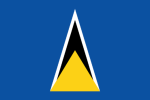 saint lucia flag 300x200