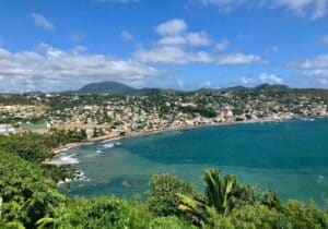 st lucia aereal view from Verdant Forest Open-air Aerial Tram