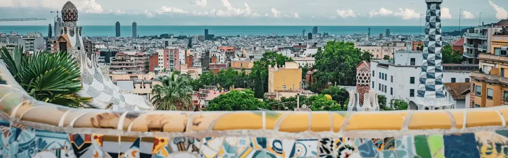 Parque Guell in Barcelona, Spain - easiest countries to get citizenship