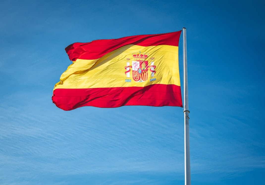 The Spanish flag 