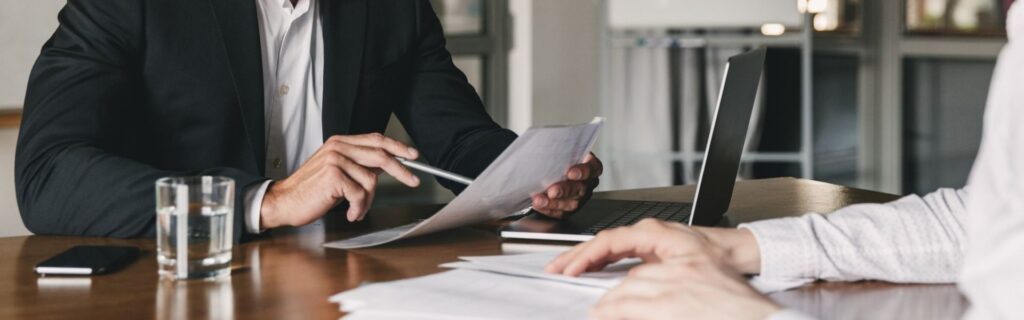 investor receiving consultation on dominica edf option