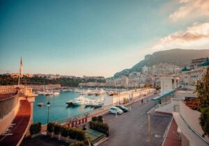 Boats and yachts docked on the seaside shoreline of Monaco - tax-free countries in Europe