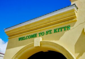 Entrance to St Kitts and Nevis island - world's earliest citizenship by investment schemes