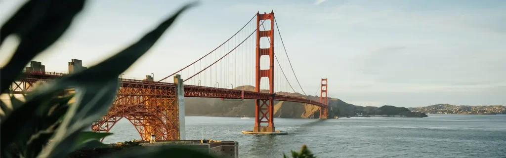 golden bridge in san francisco in USA
