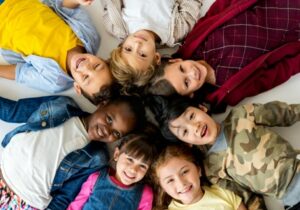 children together focusing on education in Canada