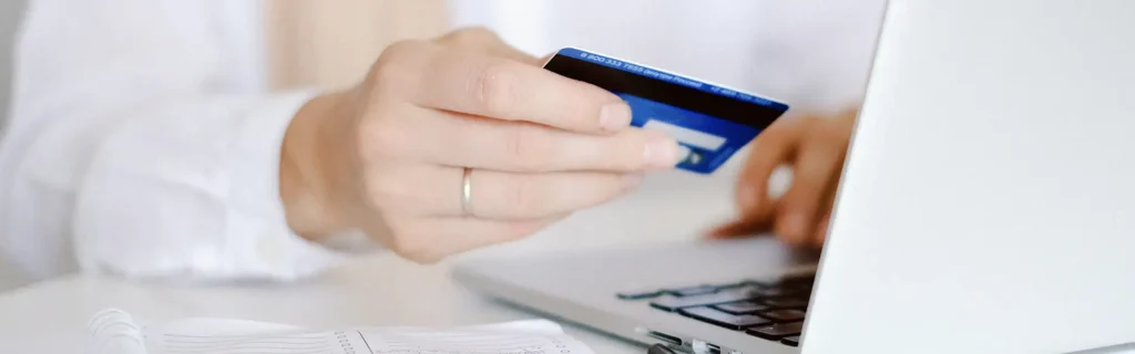person using home backing