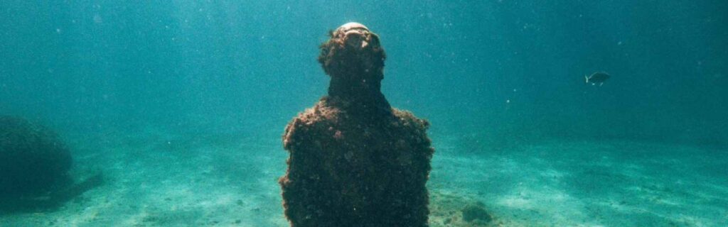 underwater sculpture in Grenada Underwater Sculpture Park