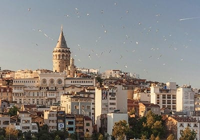 view of galata-istanbul-turkey