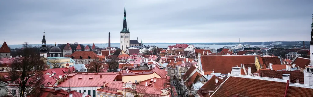 View of Tallinn in Estonia