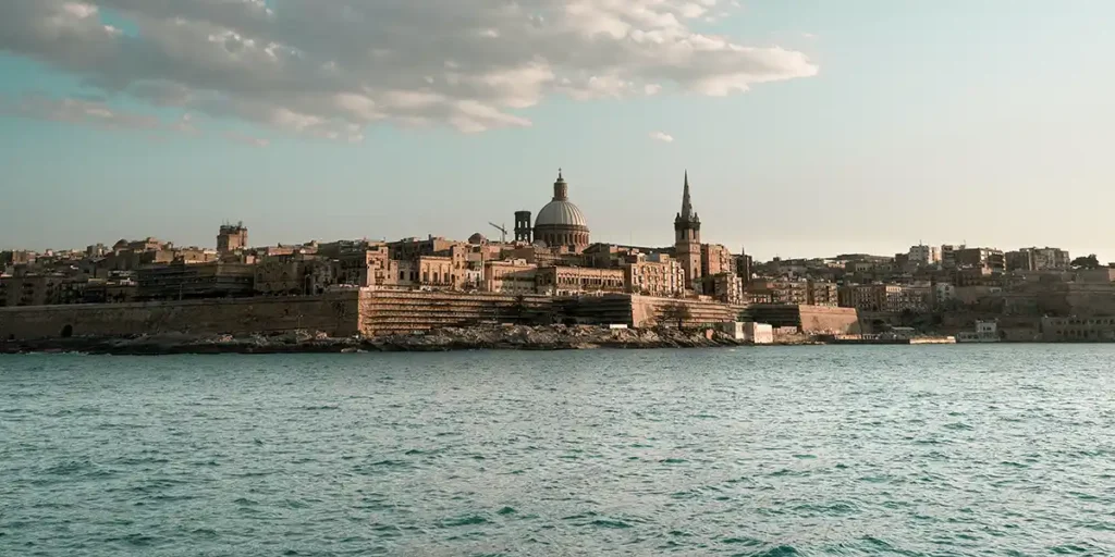 View of La Valletta, capital of Malta