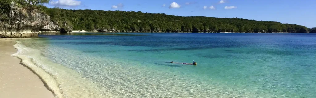 A beach in Vanuatu