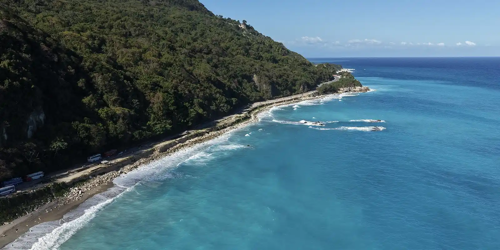 sunset view of sea in dominica
