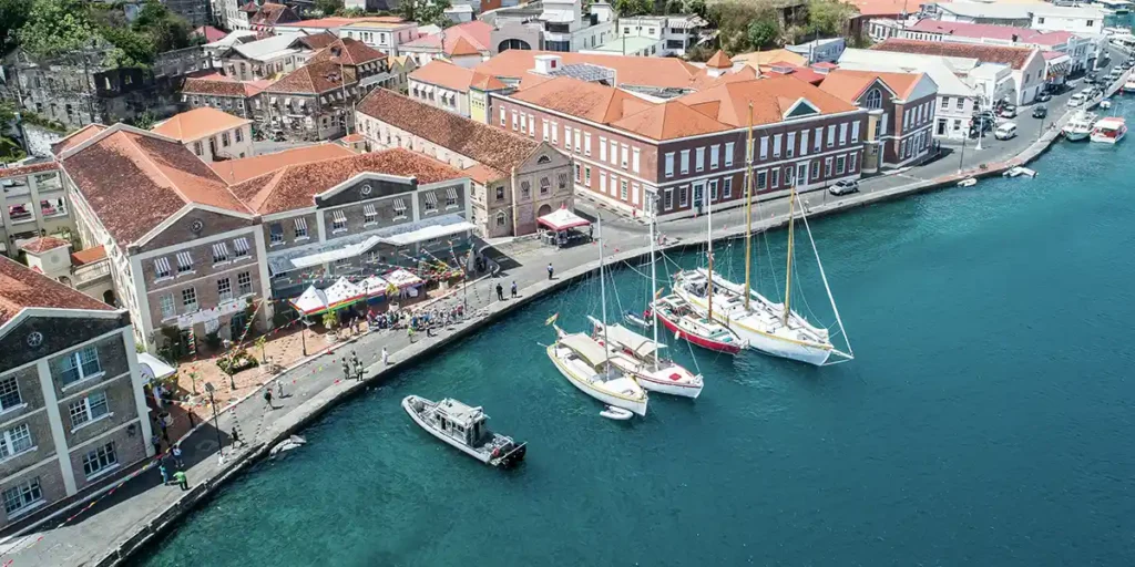 View of St George in Grenada