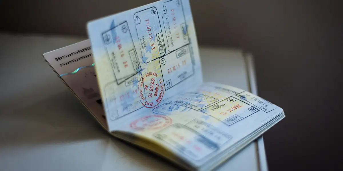 Opened passport